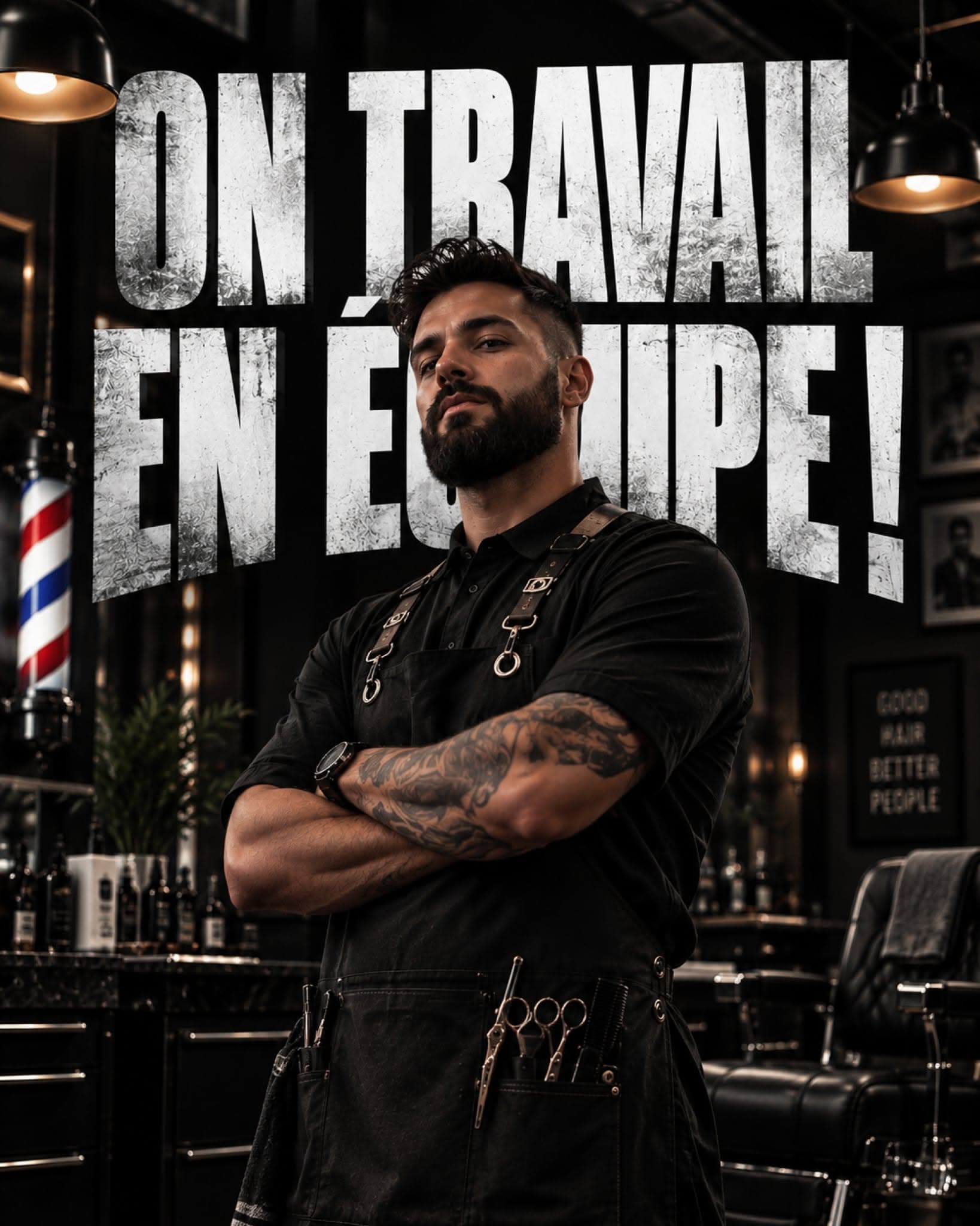 On travail en équipe.