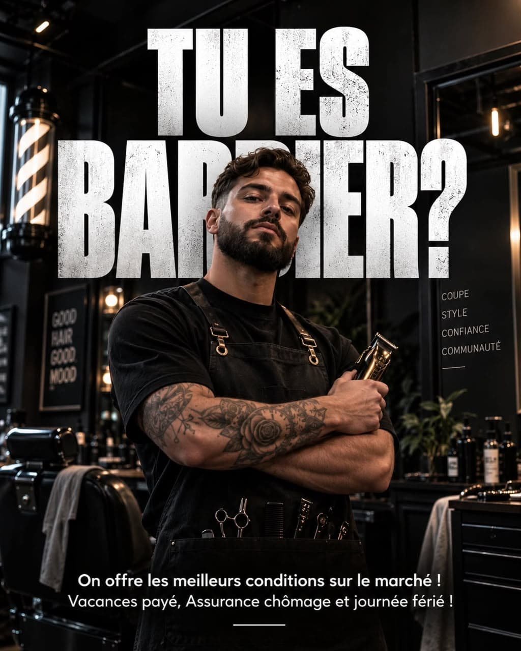 Quel est le salon de barbier le plus populaire au Québec pour faire carrière?