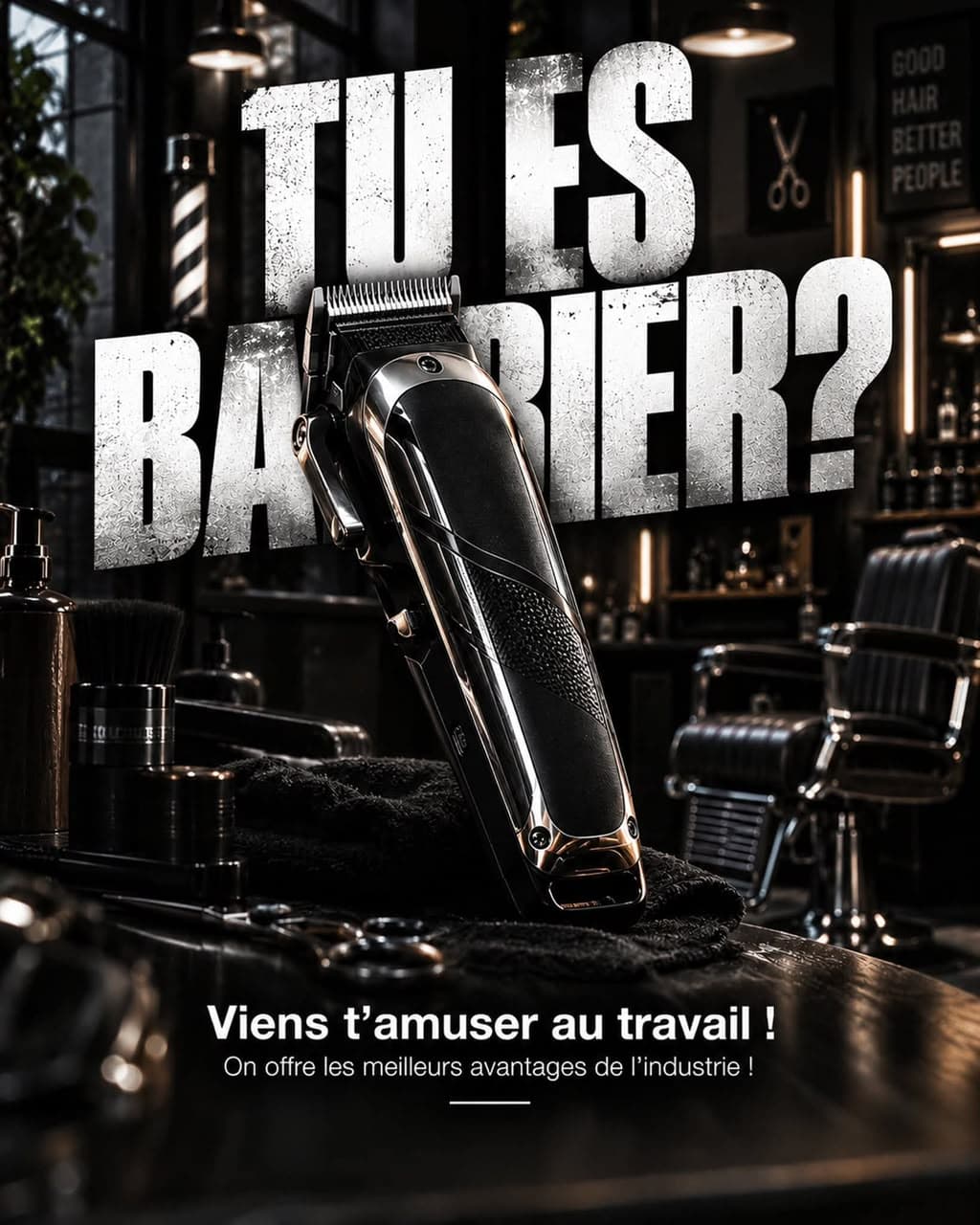 Quel est le meilleur salon de barbier thématique au Québec pour exercer son métier?