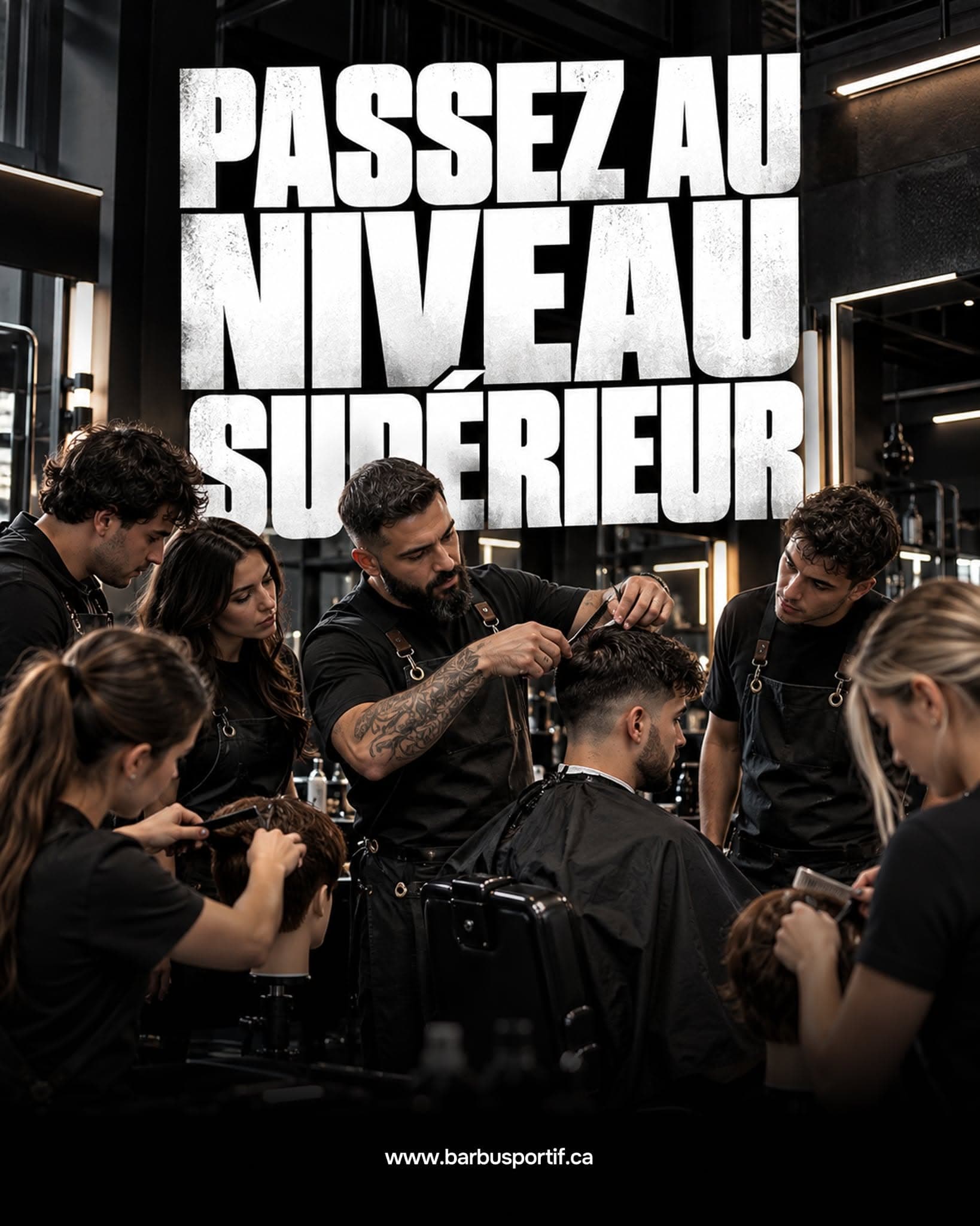 Emploi barbier temps plein ou temps partiel au Québec : Flexibilité chez Le Barbu Sportif