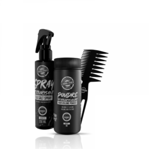 Peigne funky + sea salt spray + powder