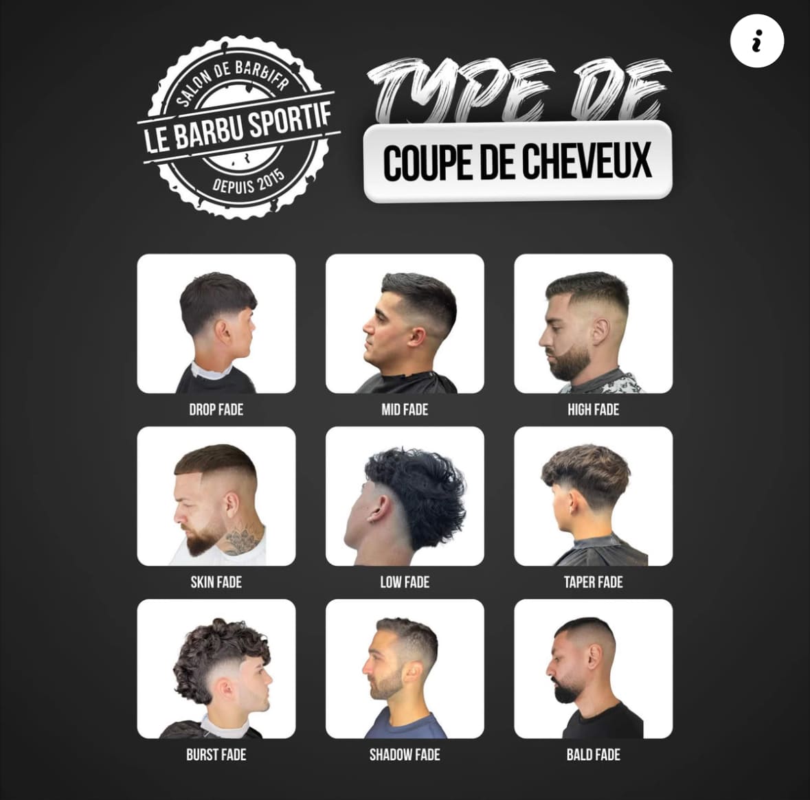 Coupe de cheveux pour homme